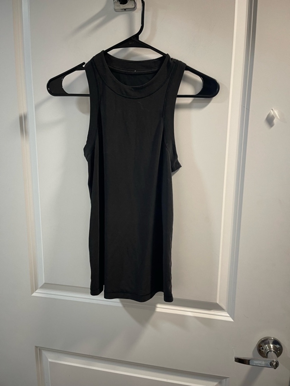 lululemon Athletica Black Sleeveless High-Neck Tank PTP 14
